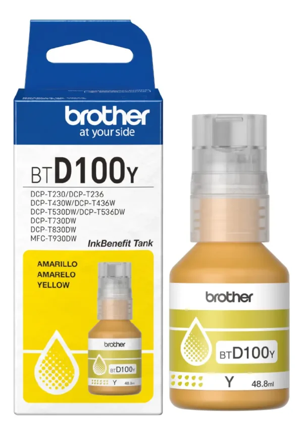 Tinta Brother BTD100 Y