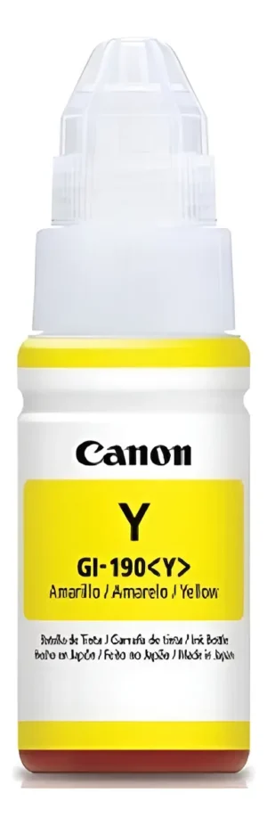 Tintas original canon en 190 Yellow