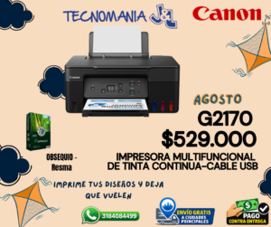 G2170 Canon G2170 Multifuncional amplia y reduce