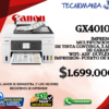 GX4010 Canon Maxify GX4010 Multifuncional WiFi ADF Duplex en impresión y puerto de Red