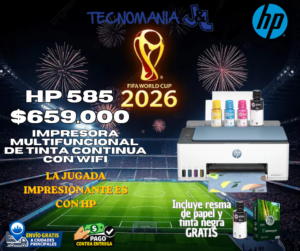 Hp 585 Multifuncional WiFi Smart Tank