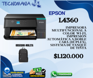 L4360 Epson L4360 Multifuncional Amplia y reduce con pantalla