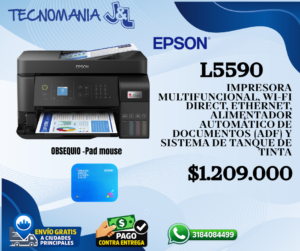 L5590 Epson L5590 Multifuncional - WiFi - ADF - RED