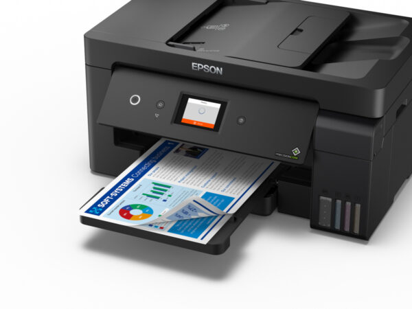 Epson L14150 - vista 3 Epson L14150 Multifuncional tabloide A3